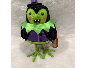 Hyde and Eek! Boutique Featherly Friends Witch Spellma Plush Halloween Decor 2024