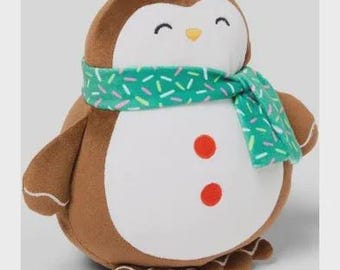 Pillowfort Mini Penguin Weighted Plush Pillow Limited Edition NEW with tags
