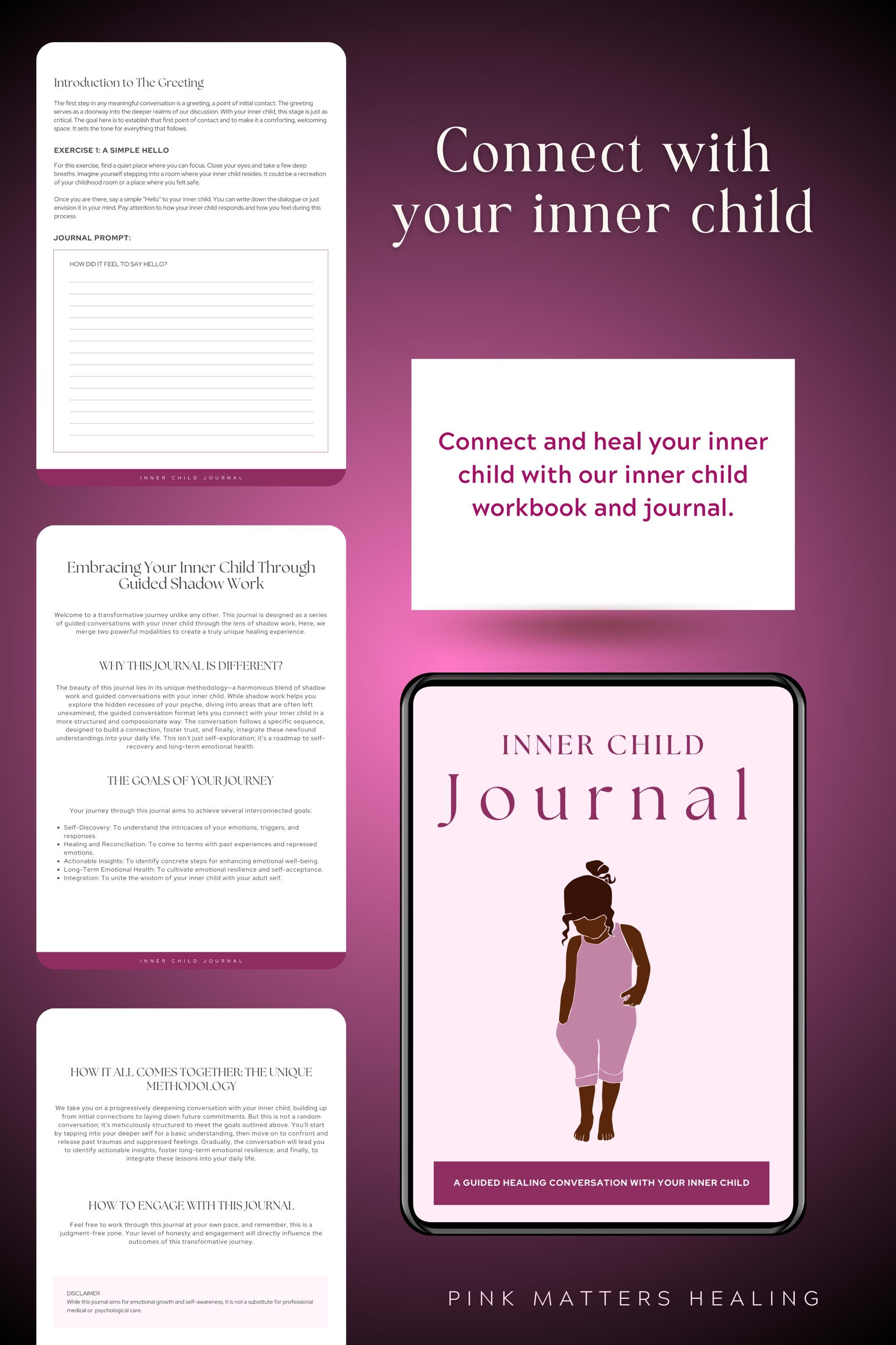 Healing Journey Ultimate Bundle: Healing Workbook, Inner Child Journal ...