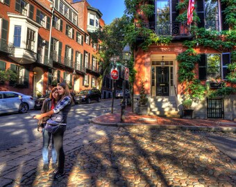 Beacon Hill Boston Photography – Travel Canvas Art