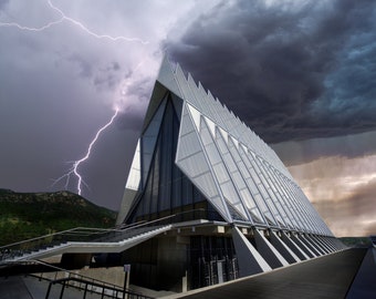 11x14 8x10 13X19\u201d Chapel at the Air Force Academy Available in 5x7 Fine Art Print
