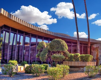 Frank Lloyd Wright Bank Design II - Scottsdale AZ - Canvas Art - Ready to hang