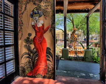 Colorful Scottsdale, Scottsdale AZ - Canvas Art - Ready to hang