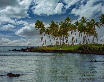 Waiulua Bay Hawaii - Canvas Art Print - Ready to hang