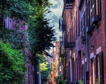 Beaconhill Boston - Canvas Print - Ready to hang
