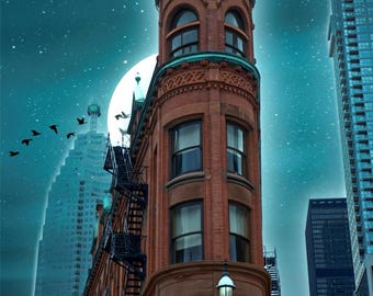 Starry Toronto II - Canvas Art - Ready to hang