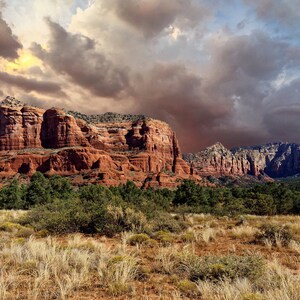 Courthouse Butte, Sedona, AZ. Fine  Art Print on Canvas