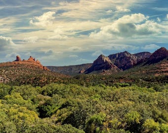 Sedona Panarama -  Canvas Art Print - Ready to hang