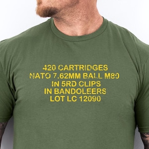 5.56 Mm Nato Us Military Od Green Ammo Can T Shirt! 5.56 Mm Nato Us Military Od Green Ammo Can T Shirt!