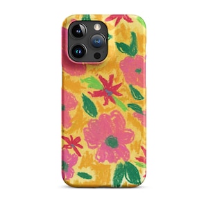Floral Iphone Case, Phone 15 14 13 12 11 X Flower Print Case Cover, Cool Girl Phone Case
