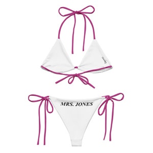Custom Mrs Swimsuit  Bride Bikini, Bride Swimsuit, Bride Bathing Suit, Bachelorette Bathing Suit,  Bachelorette Party, Future Mrs Swimsuit