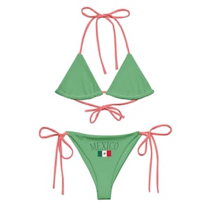 Y2K Mexico Jersey Bikini , Worldcup Soccer Bikini, 80s 90s 2000s Aesthetic, Y2K Clothing Y2K Shirt Swimwear Soccer Jersey