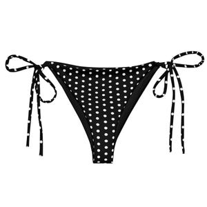 Bas de bikini Valentina Bas de bikini imprimé noir à pois