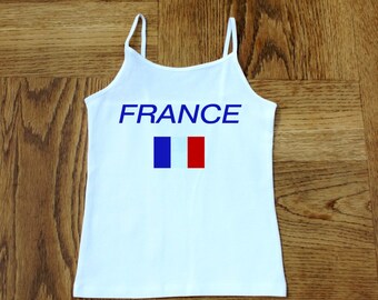 France Tank Top Top, France Soccer Top, Blokette Shirt, France Soccer Top, Blokette Aesthetic, Football Soccer Jersey, Trending Shirts 2024