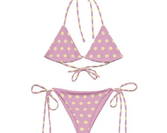RちゃんRiu Peach polka dots swimwear ビキニ RちゃんRiu Peach polka dots swimwear ビキニ RちゃんRiu Peach