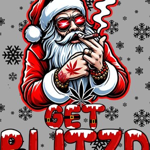 Get Blitzd White Santa PNG