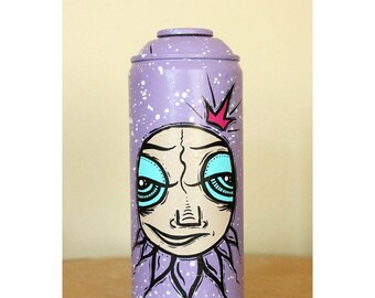 Original - The Tickle King, Hand Painted Spray Paint Can