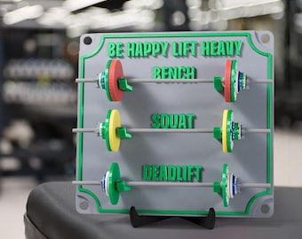 Tracking Sheet  Weightlifting Personal Tracking Board 5 Weightlifting Moves Home Gym Weightlifting