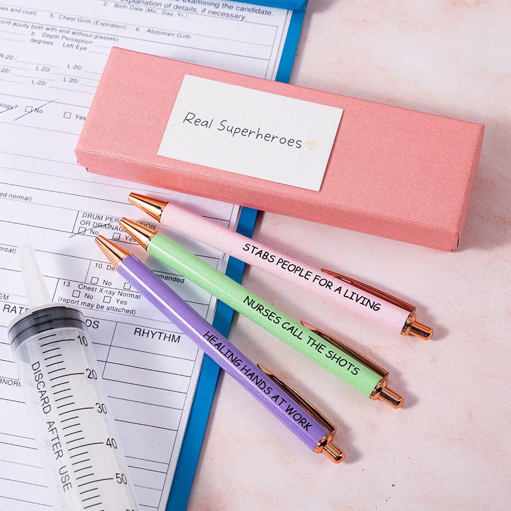 Customizable Inspirational Pen Gift Set,engraved Positive Messages in 3 ...