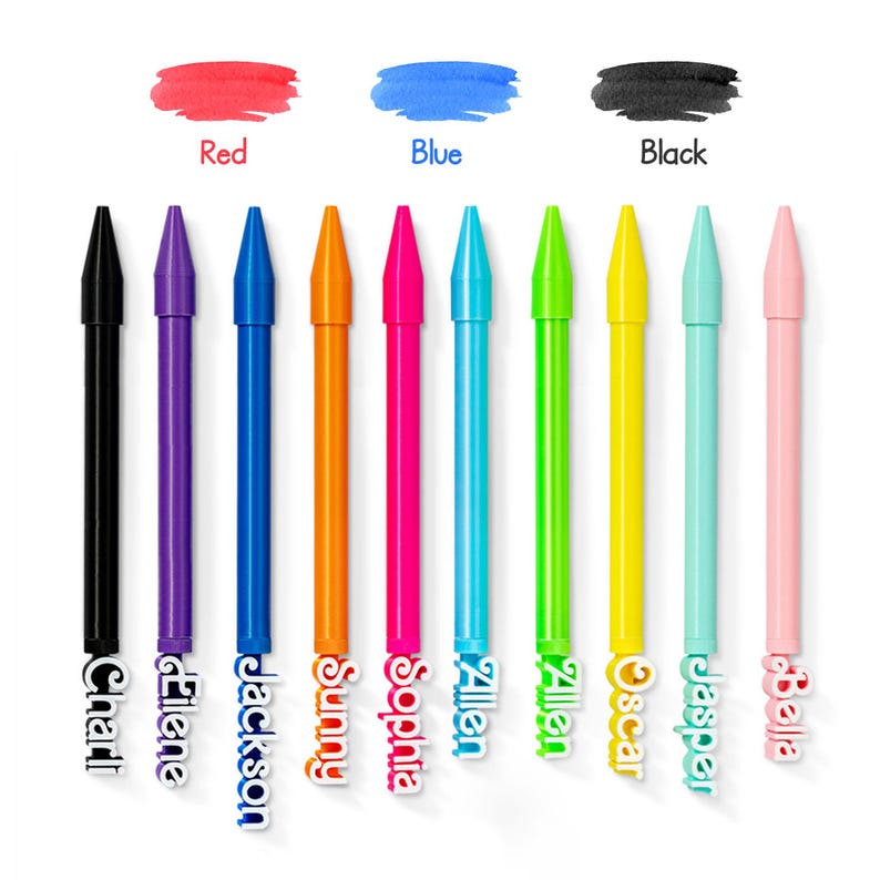 Set of 2pcs Personalized 3D Printed Barbi Pen, Custom Name Pen With ...