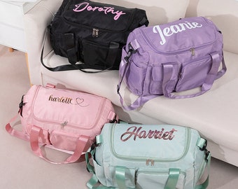 Individuelle Wochenendtaschen Personalisierte Name Seesack Niedliche Reisetasche für Sie Benutzerdefinierte Wochenendtasche Reisetasche Erste Sporttasche Krankenhaustasche