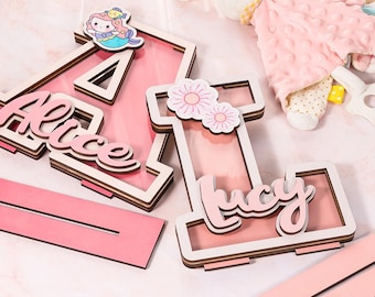 Personalized Name Room Decorations Baby Letter Bank Kids' Money Banks, Baby Gifts, Kids Birthday, Children's Toy, Nursery Decor Boys