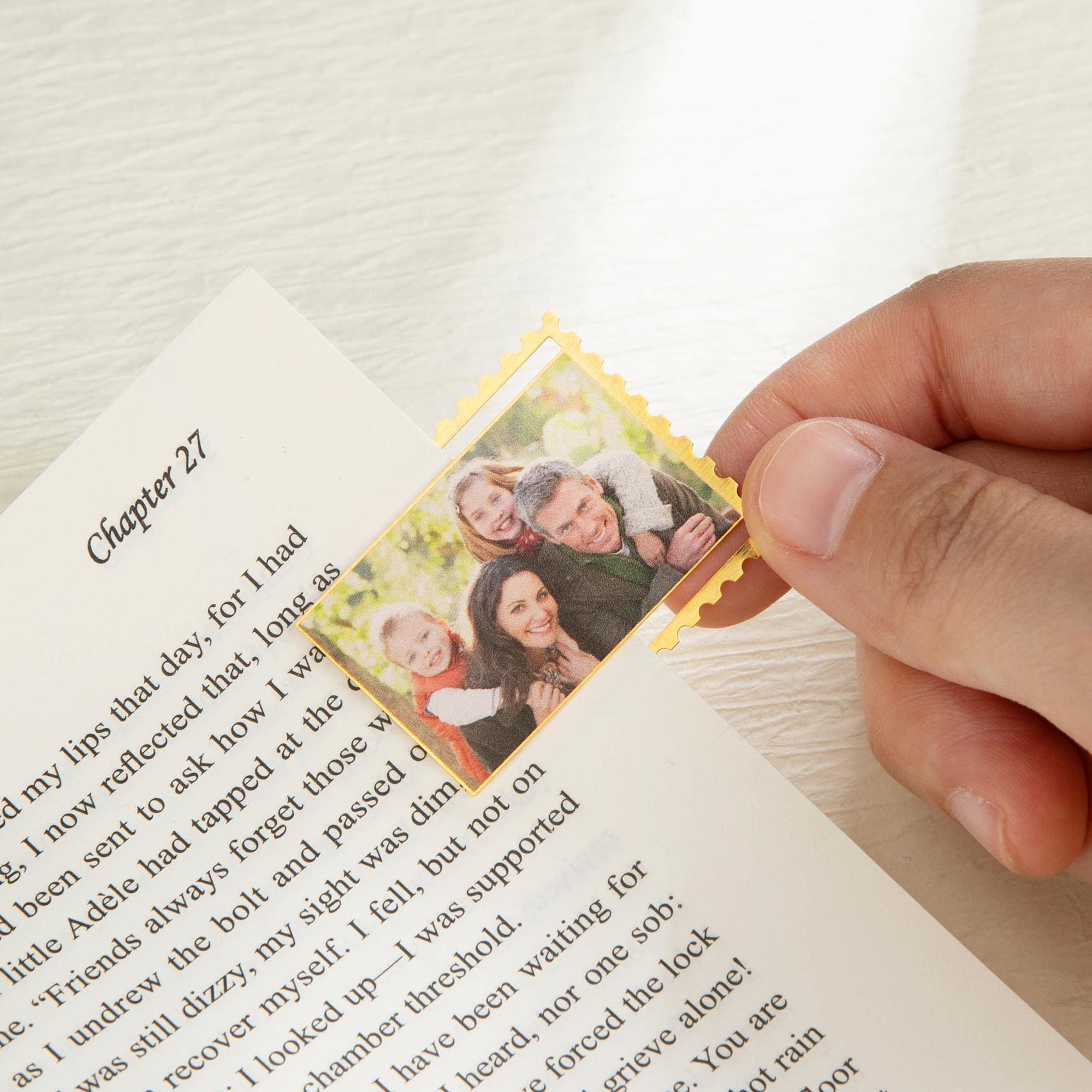 Custom Stamp Style Bookmarks With Photo Customizable Photo Bookmarks ...