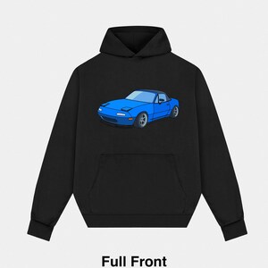 Moletom com capuz personalizado para carro