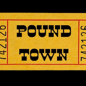 Pound Town Sticker