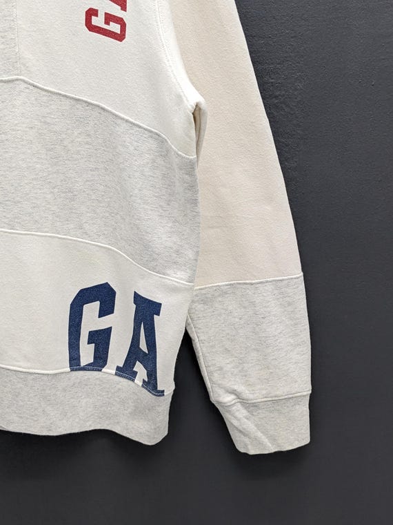 Vintage GAP Patchwork Graphic Deconstructed Color… - image 6