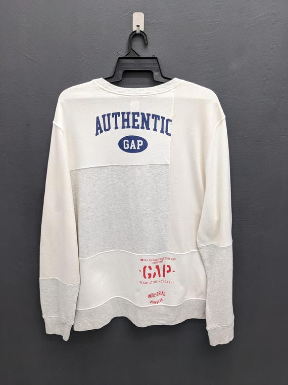 Vintage GAP Patchwork Graphic Deconstructed Color… - image 3