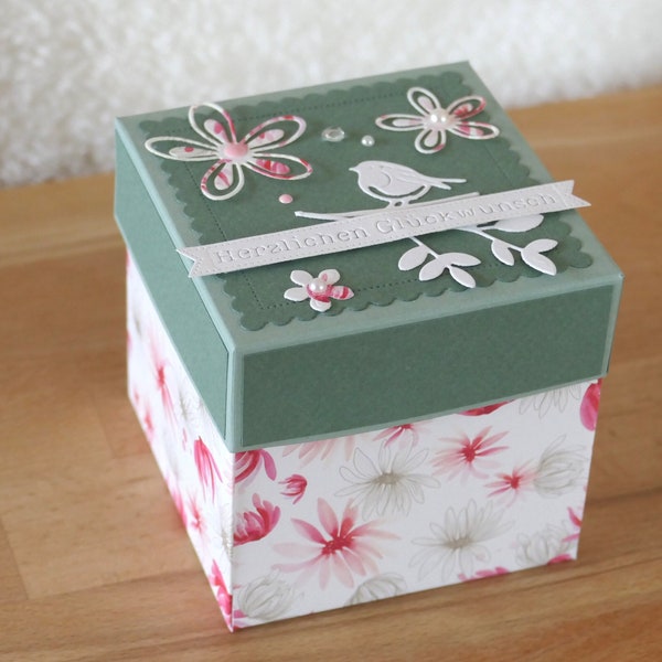 Birthday explosion box, gift box, cash gift, gift idea