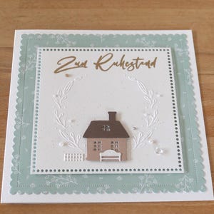 XL Karte zum Ruhestand, Teamkarte, Abschied, handgemacht