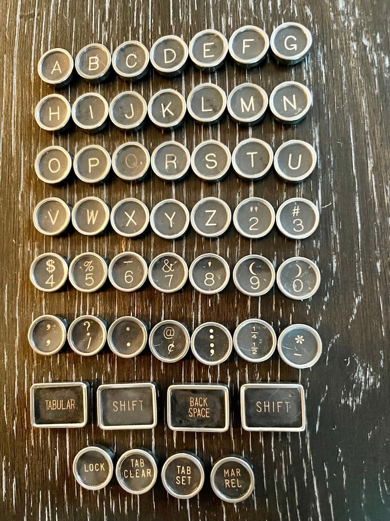 Key to the Past: Vintage Typewriter Key - Choose Your Signature Key! - Etsy