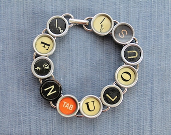 Fantabulous Typewriter Key Bracelet: Add a Touch of Fantabulousness to Your Style