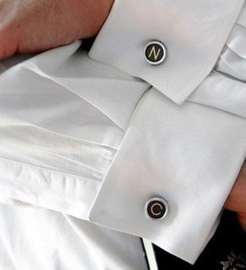 Custom Vintage Typewriter Key Cufflinks INITIALS WEDDING Etsy