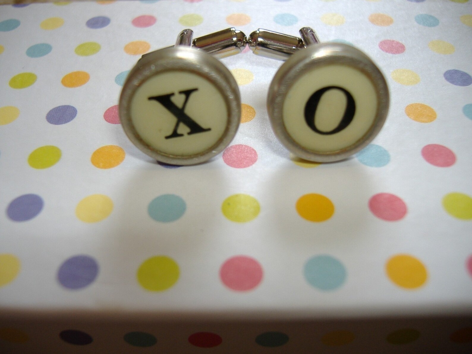 Custom Vintage Typewriter Key Cufflinks INITIALS WEDDING Etsy