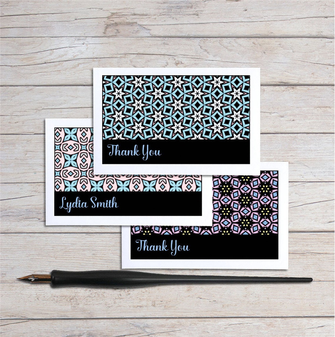 Personalized Gift Enclosure Cards Personalized Note Card Set Etsy