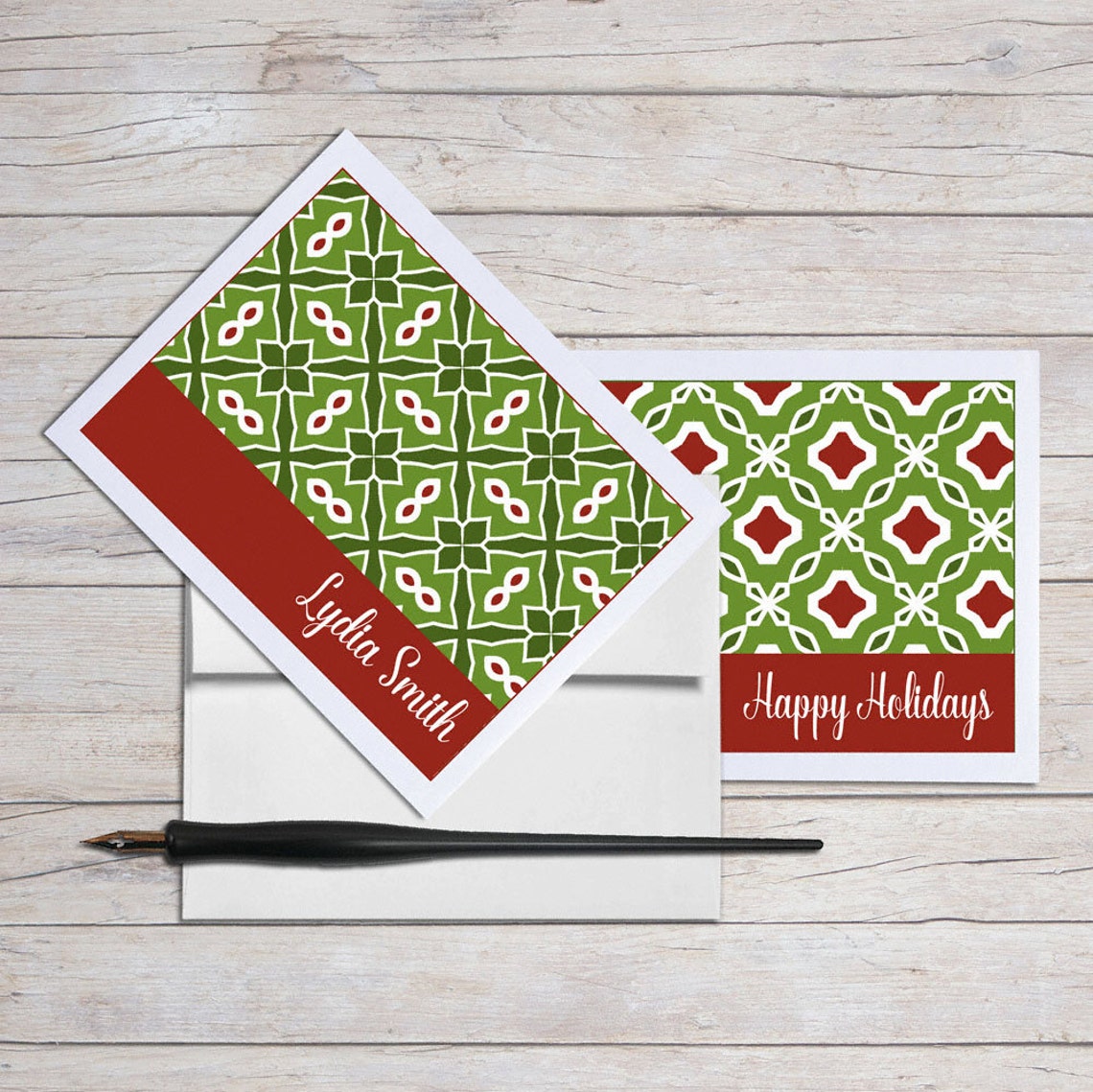 Christmas Notecard Stationery Blank Note Card Set Etsy