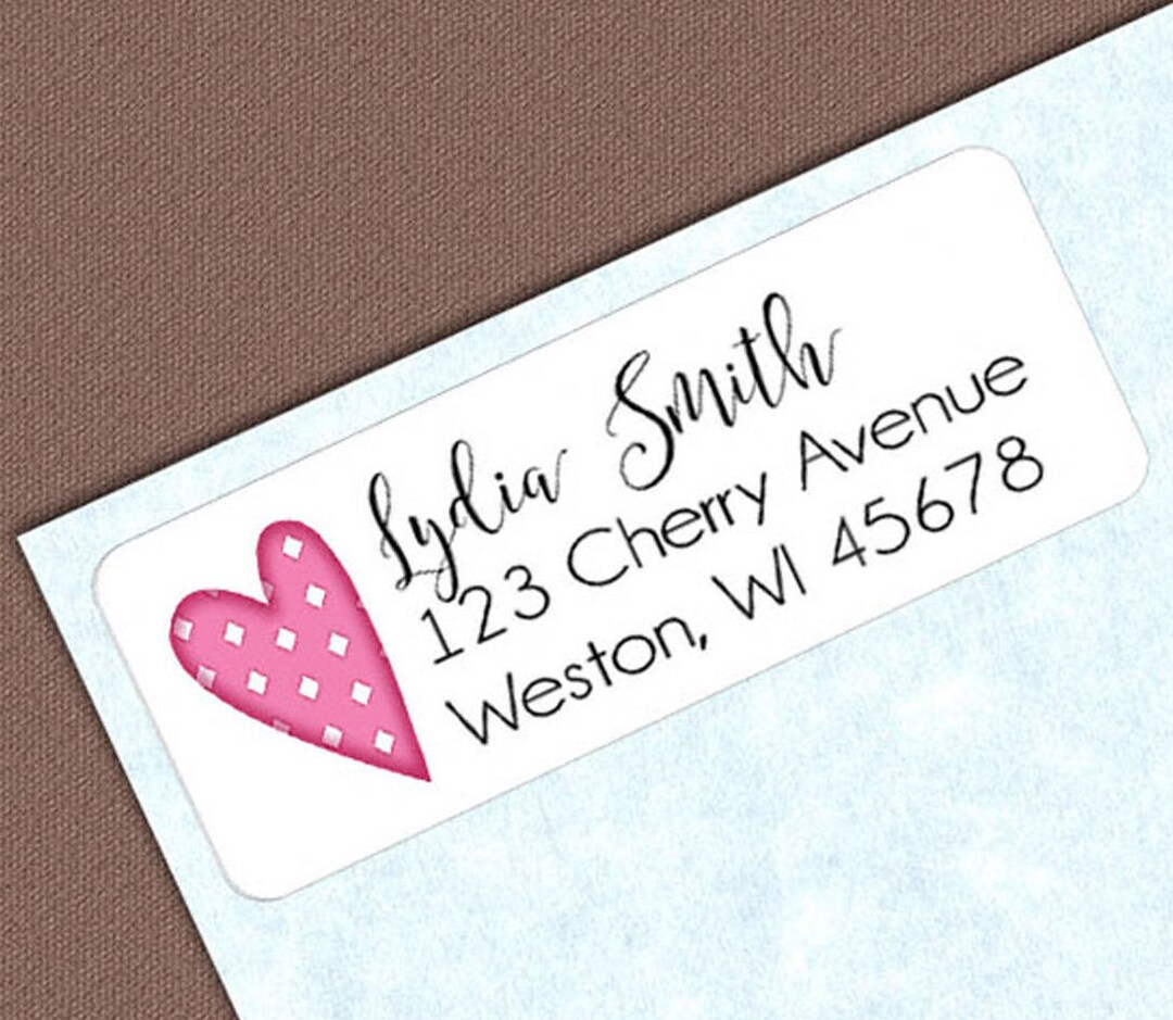 Address Label Sticker for Snail Mail and Custom Gift Tags, Personalized