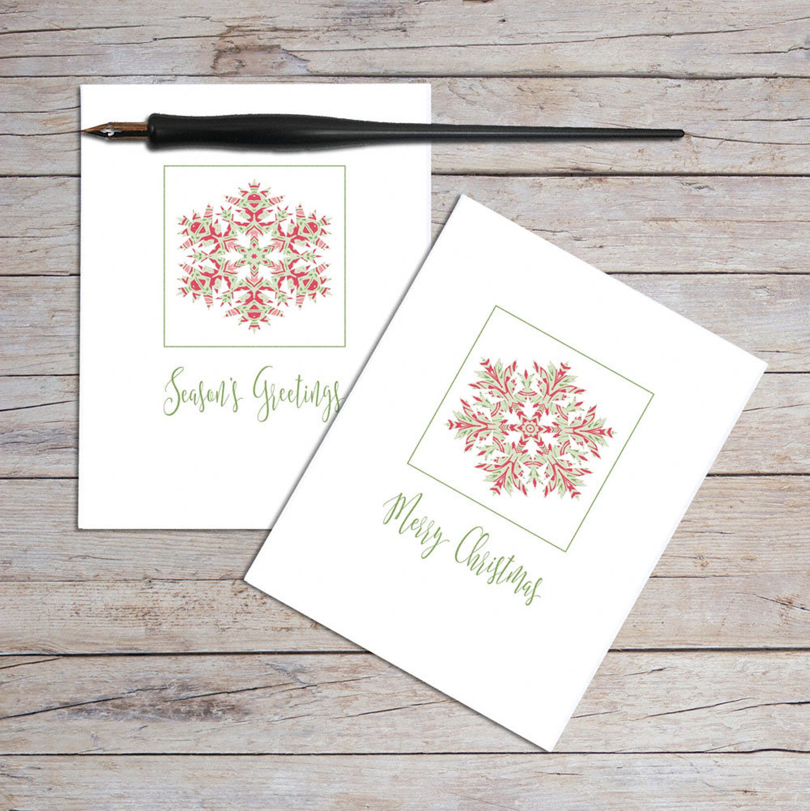 Personalized Note Cards Holiday Cards Christmas Notecard Etsy