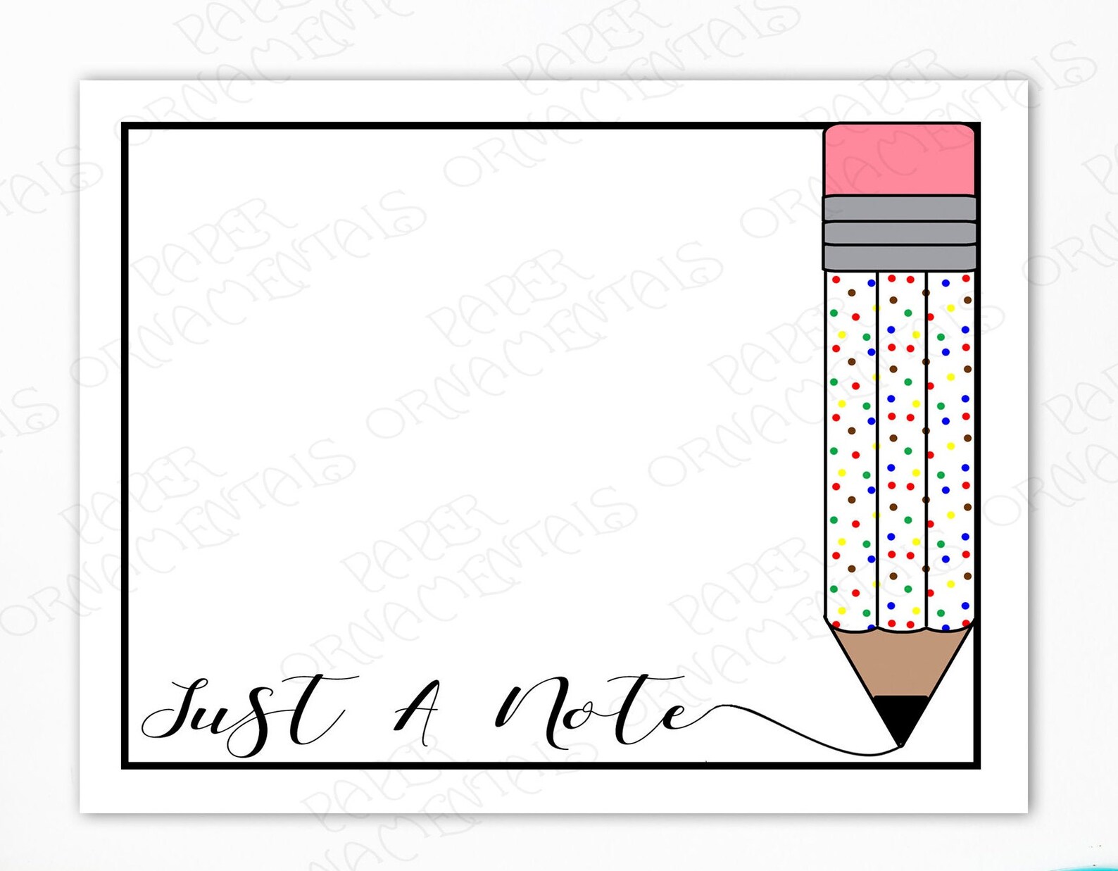 Printable Notecards Gift for Teacher Blank Card Set - Etsy