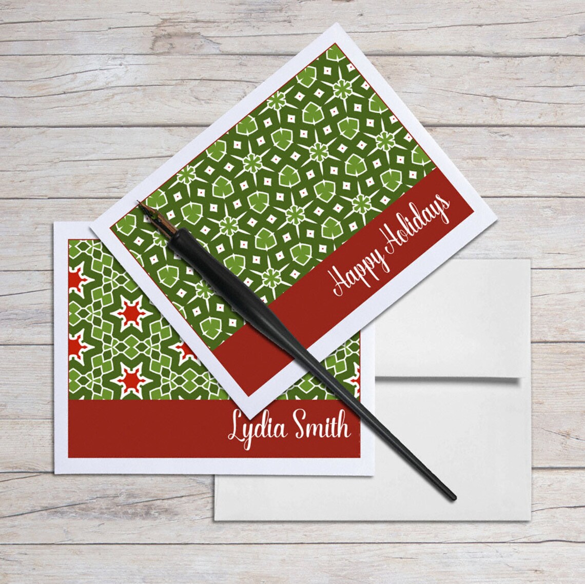 Christmas Notecard Stationery Blank Note Card Set Etsy