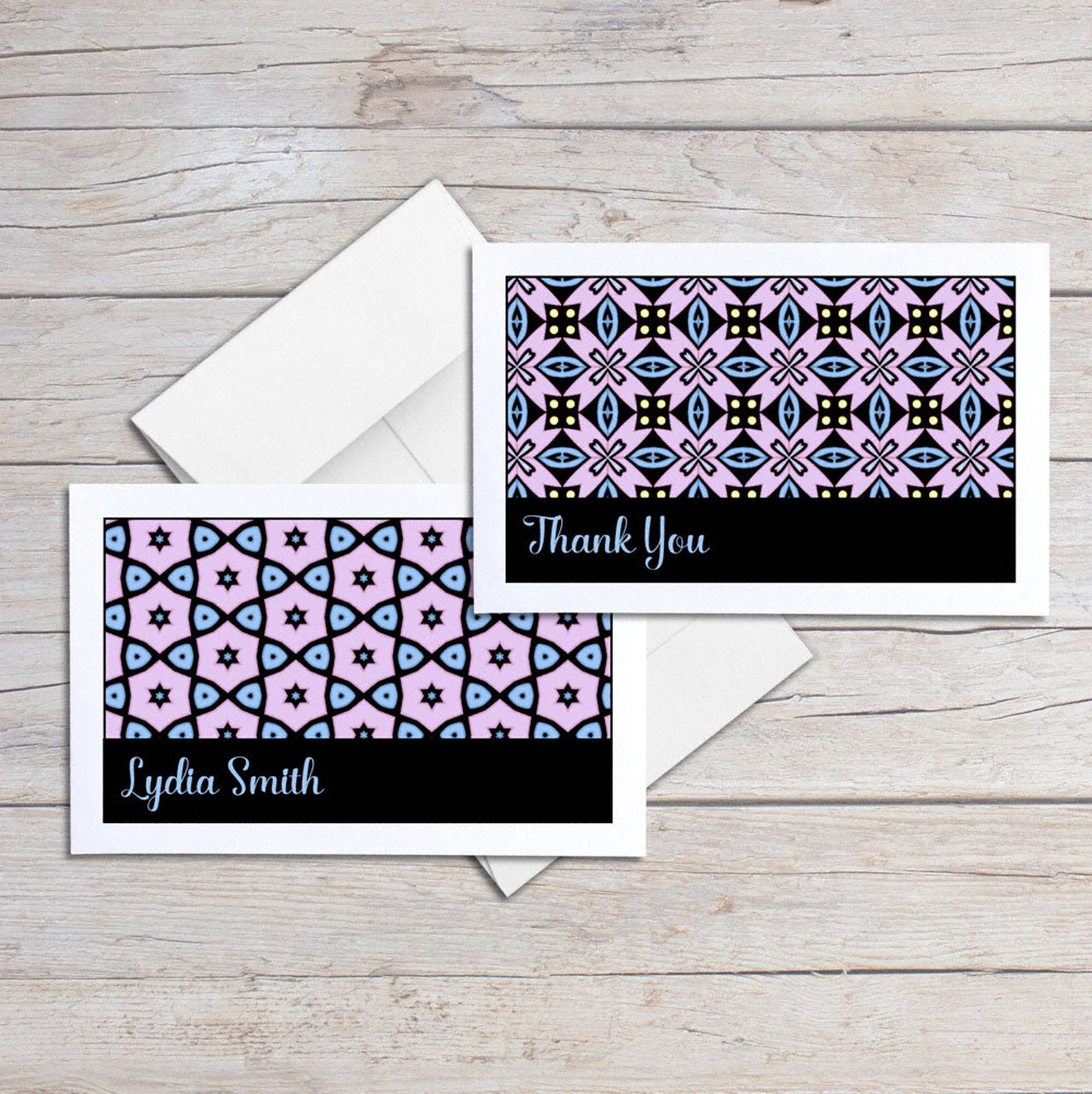 Personalized Gift Enclosure Cards Personalized Note Card Set Etsy