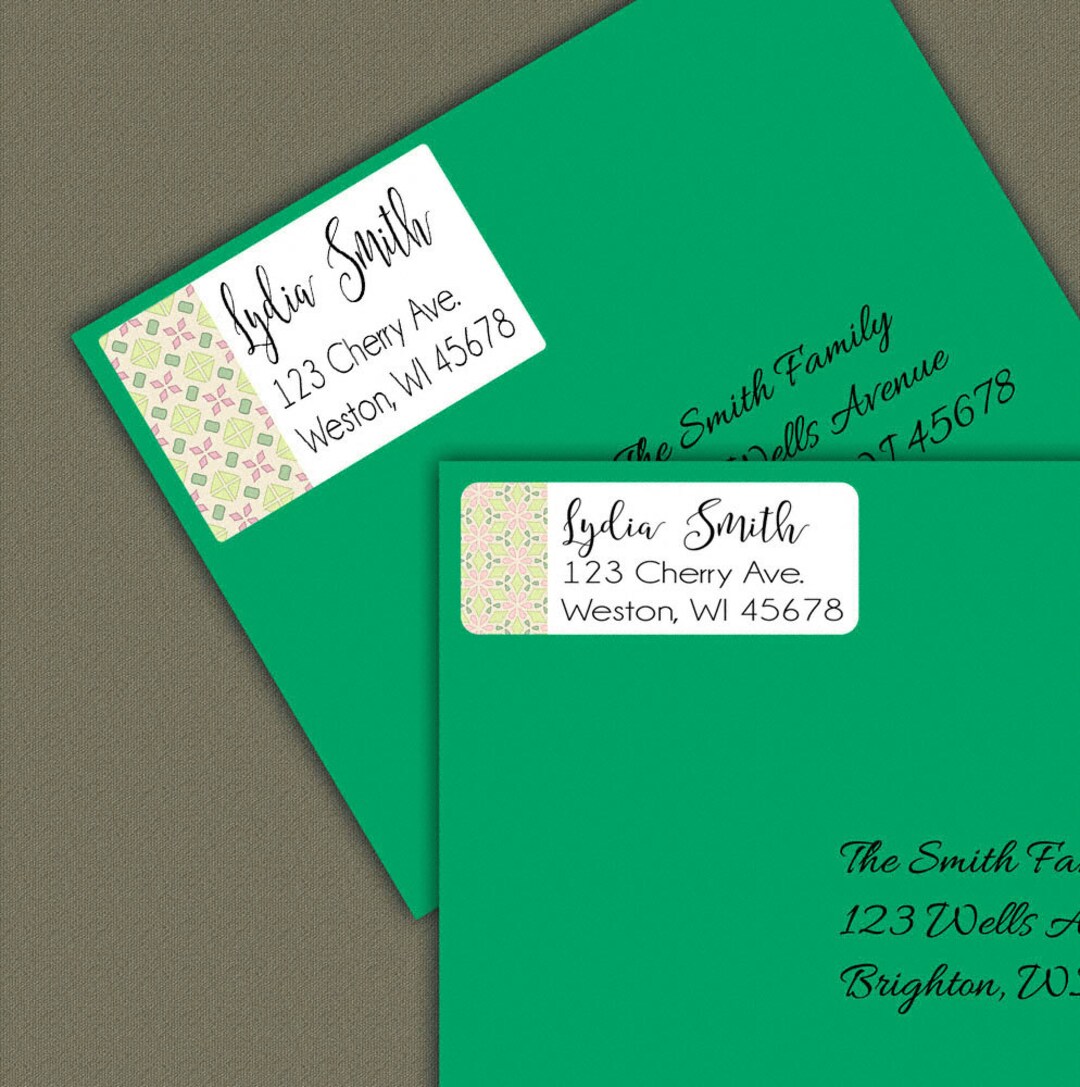 Custom Address Label Stickers or Self Stick Labels for Gift Etsy