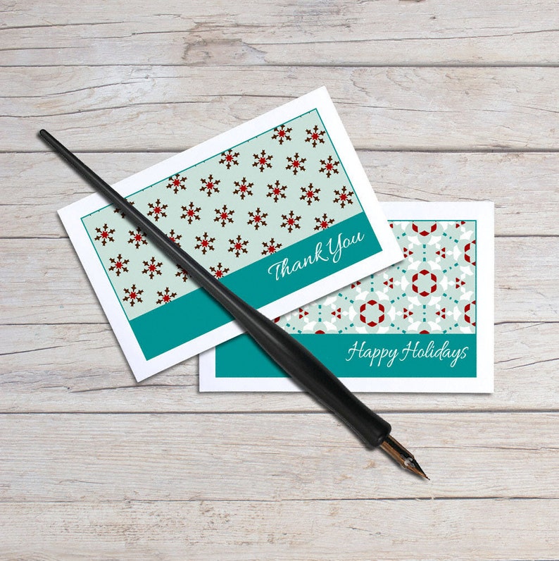 gift-enclosure-cards-blank-note-card-set-holiday-gift-card-etsy