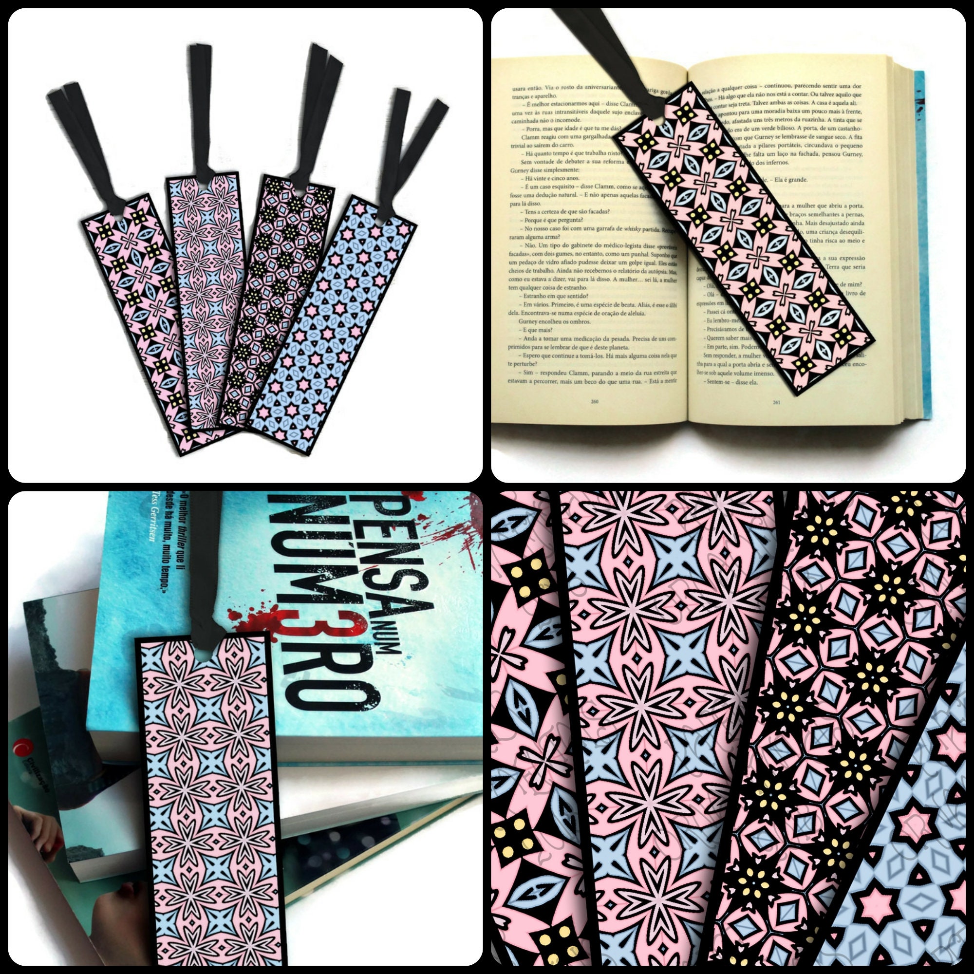 Laminated Bookmark Gift Ideas for Book Lovers Bookmark With Etsy