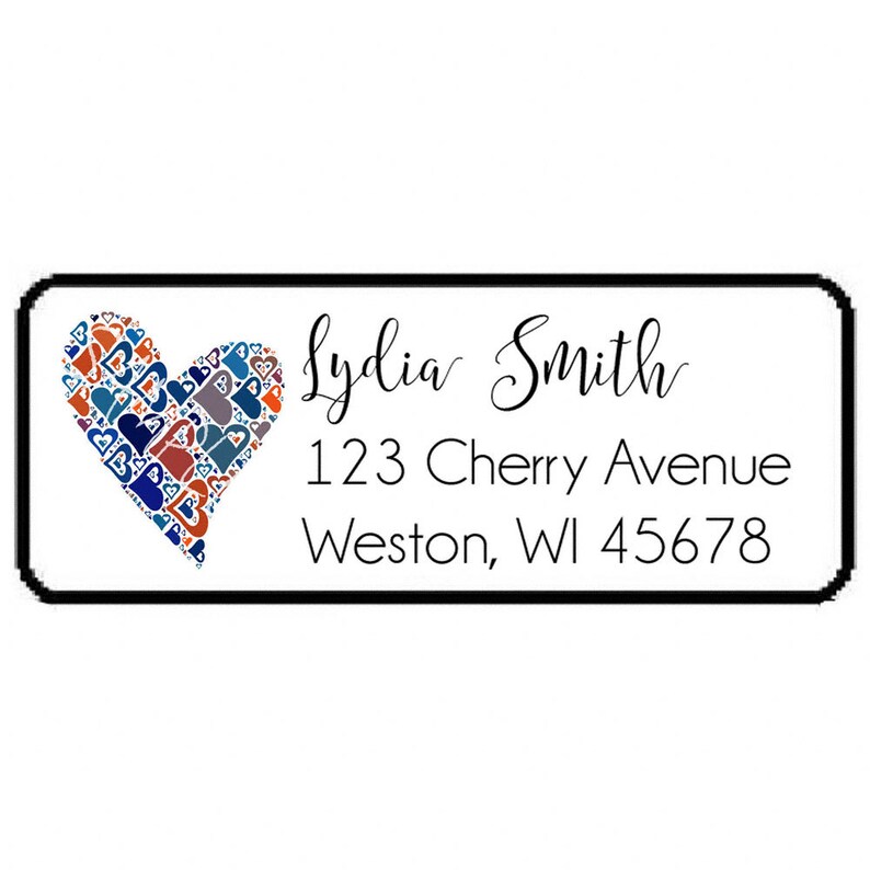 Personalized Custom Mailing Label and Gift Tag Sticker - Etsy