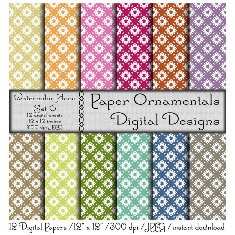 Electronic Sbook Paper, Prompt Electronic Obtain Printable Paper, Designer Paper Behavior, Electronic Paper Pack, Watercolor Colours photo regarding Printable Paper Patterns named Electronic Sbook Paper, Fast Electronic Obtain Printable Paper, Designer Paper Practices, Electronic Paper Pack, Watercolor Colours