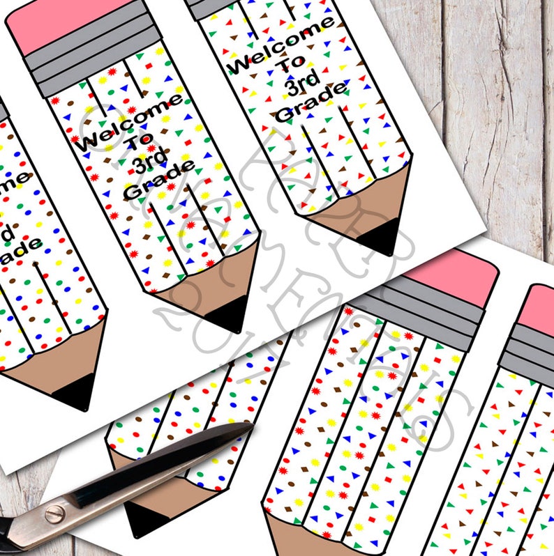 Printable Bookmark In Primary Colors Cute Bookmark Gift For | Etsy